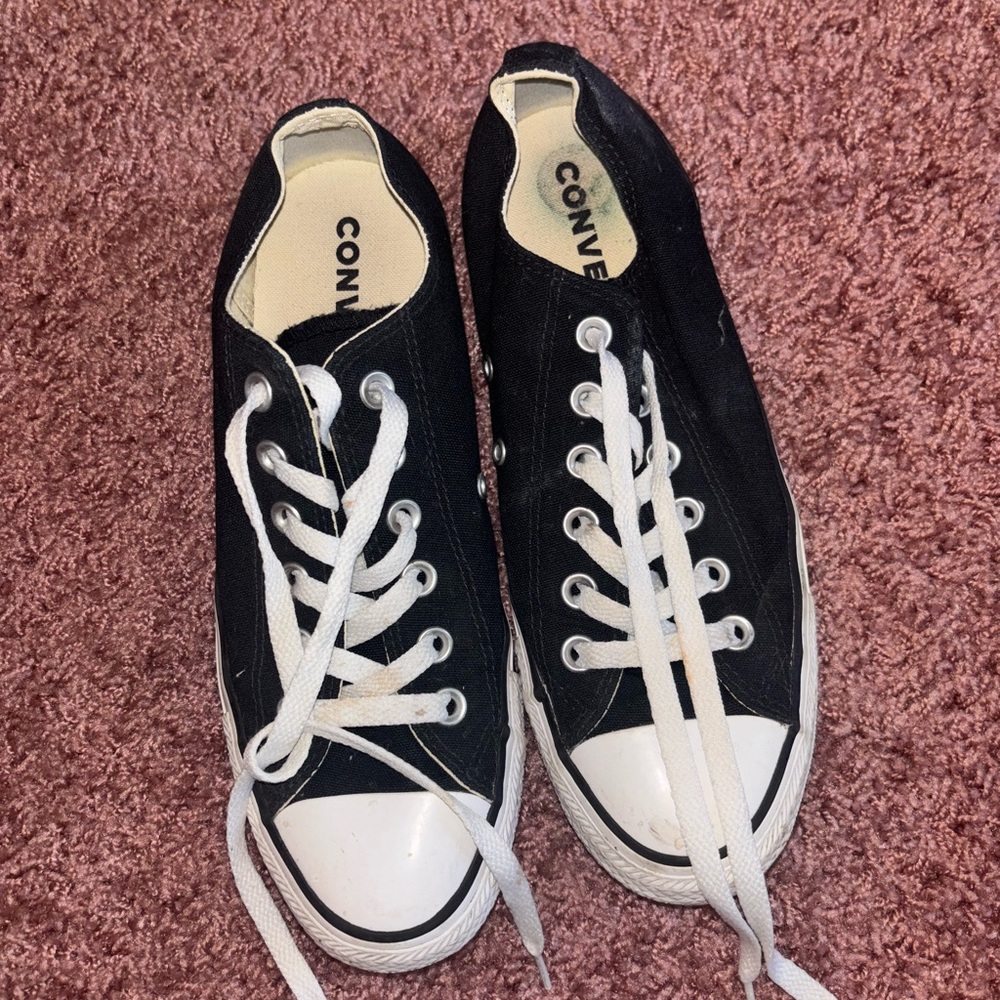 Converse Black and White Canvas Shoes